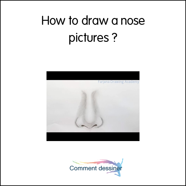 How to draw a nose pictures